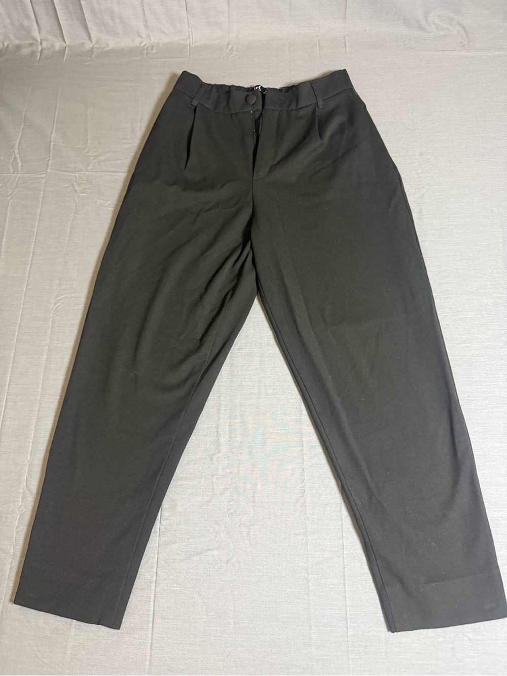 Zara Black Tailored Tapered Dress Pants